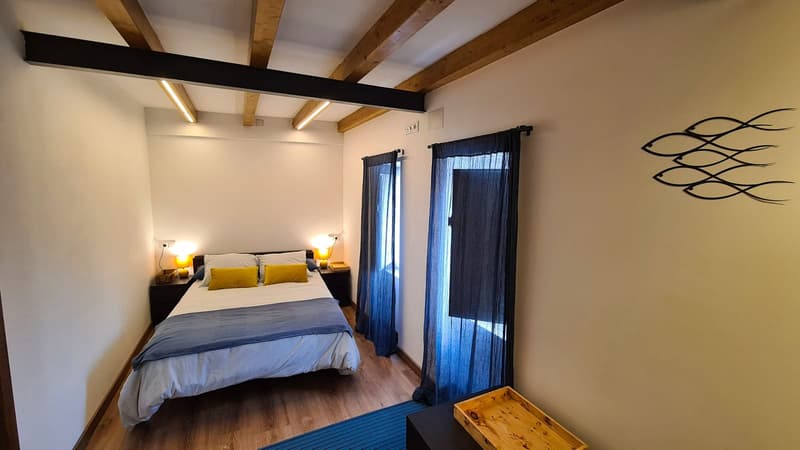 Segundo dormitorio de la casa rural en Malpica