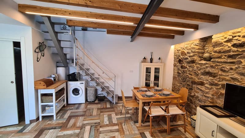 Comedor de la casa rural en Malpica de Bergantiños